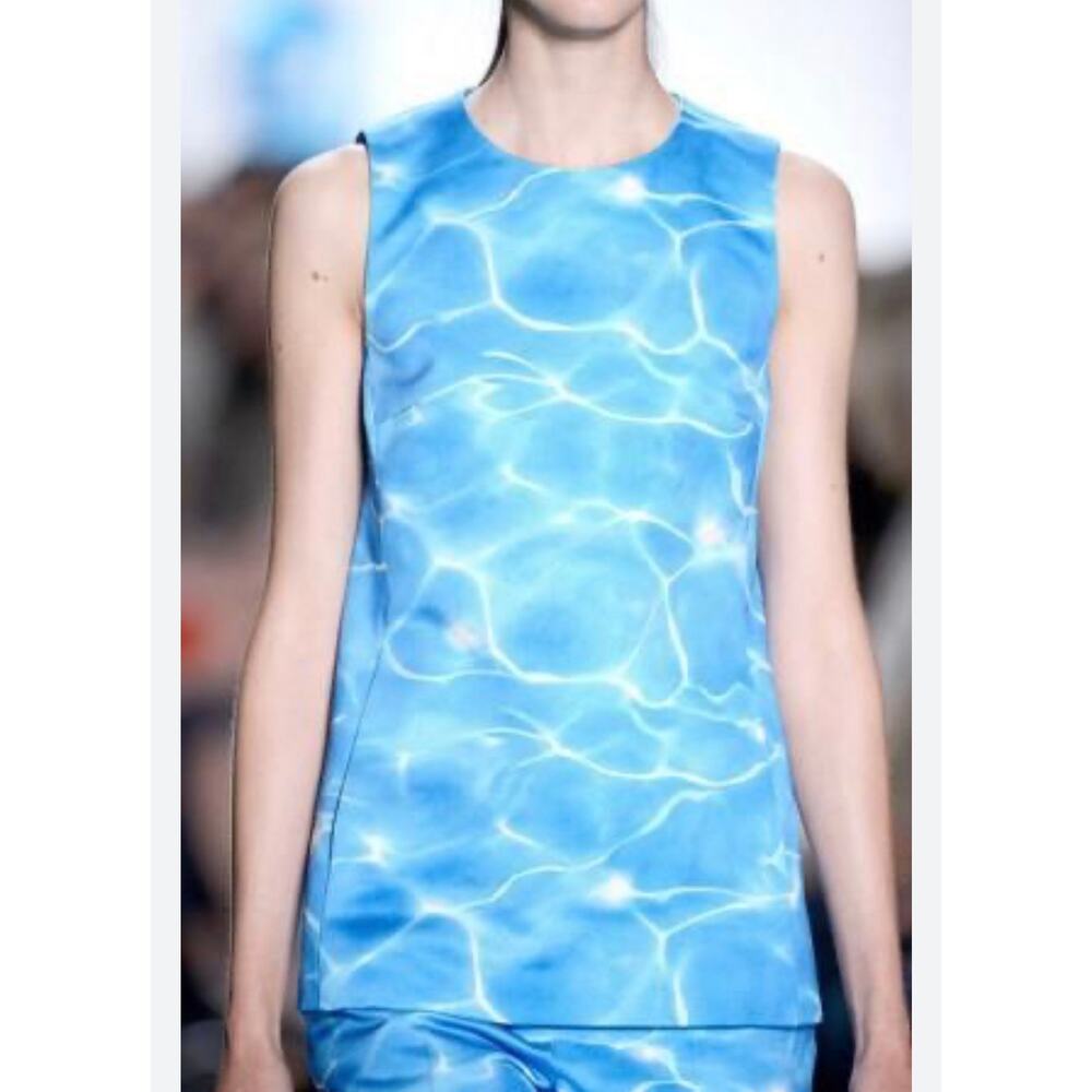 Michael Kors Collection Pool Print Runway SS 15 S… - image 1